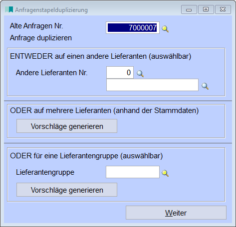 Anfragenstapelduplizierung