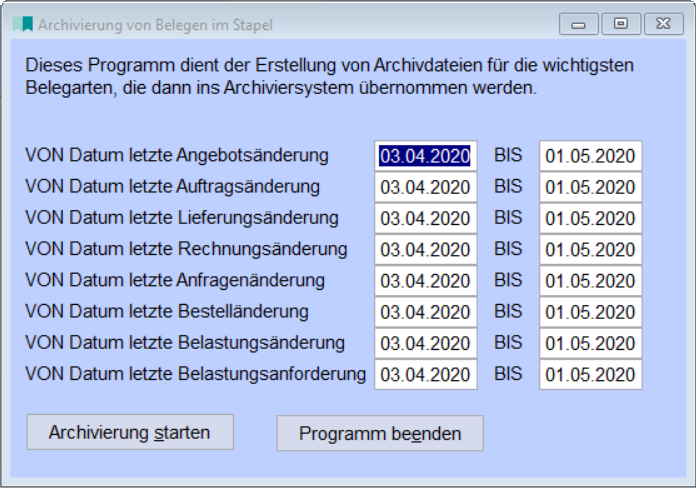 ArchivierungBelegeStapel
