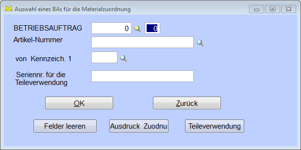 AuswahlBAMaterialzuordnung