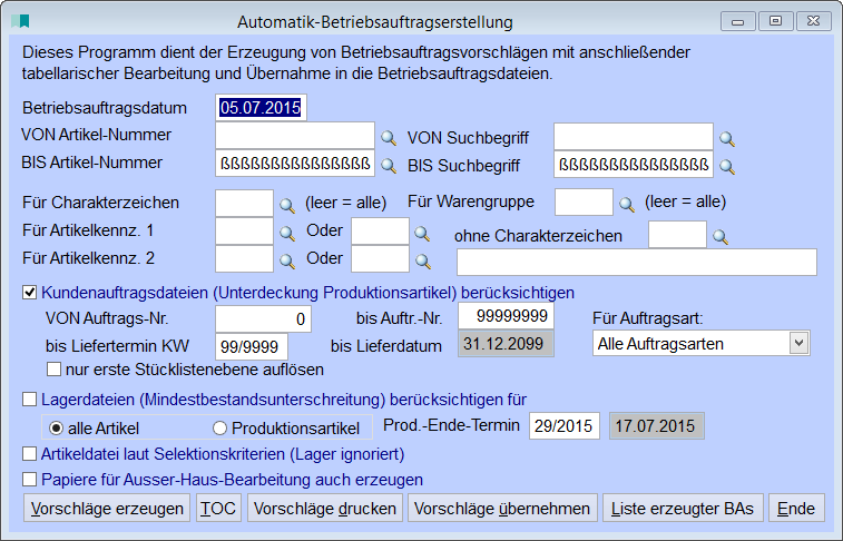 AutomatikBetriebsauftragserstellung