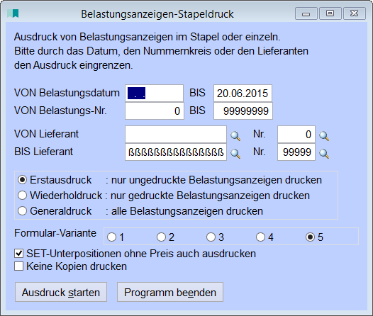 BelastungsanzeigenStapeldruck