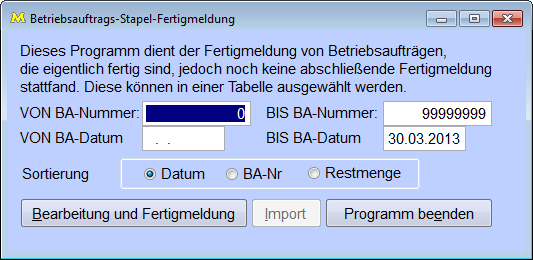 BetriebsauftragsStapelFertigmeldung