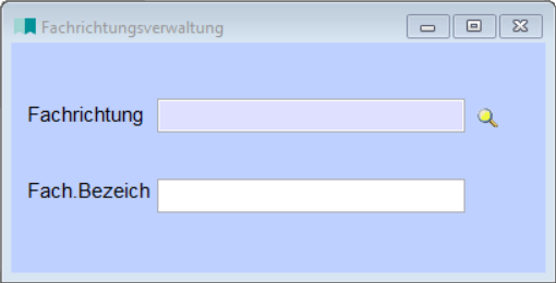 Fachrichtungsverwaltung