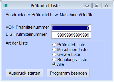 PrüfmittelListe