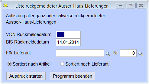ListeRückgemeldeterAHLieferungen