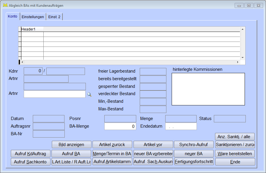 AbgleichBAsKundenaufträge