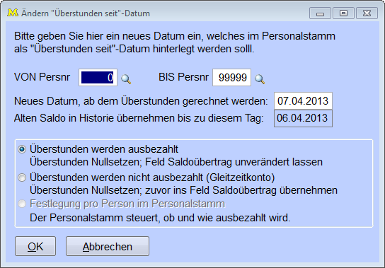 ÄndernÜberstundenSeitDatum