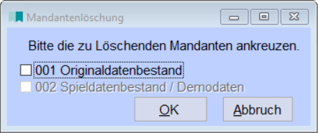 Mandantenlöschung