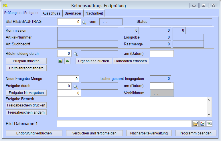 BetriebsauftragsEndprüfungProduktion