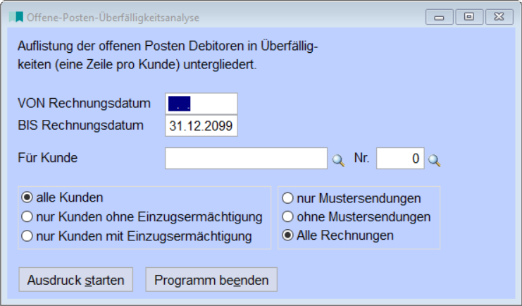 OffenePostenÜberfälligkeitsanalyse