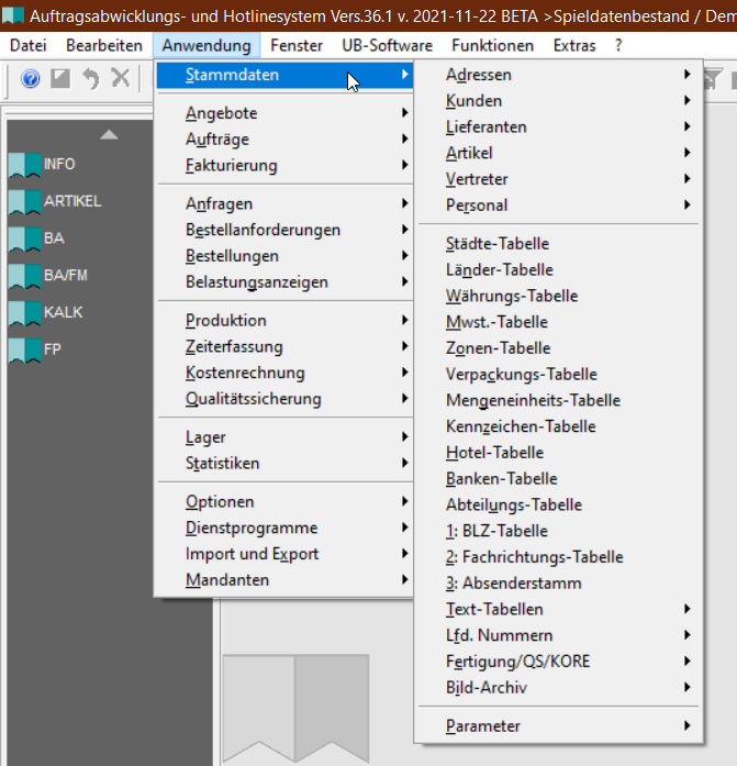 Start Majesty Anwendung