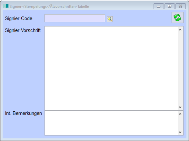 SignierStempelungsÄtzvorschriften