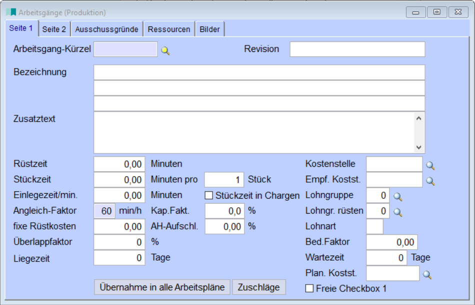 ArbeitsgängeProduktion
