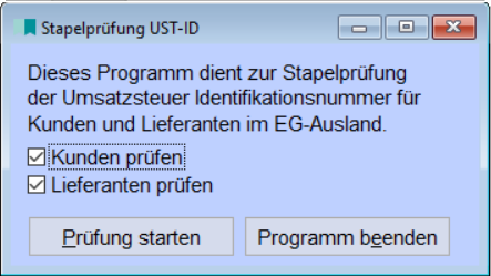 Stapelprüfung UST-ID