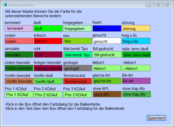 Farbauswahlmaske Leitstand