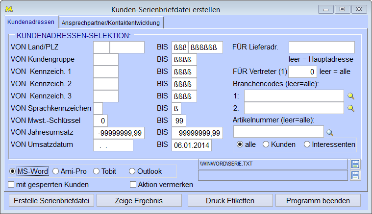 KundenSerienbriefdateiErstellen