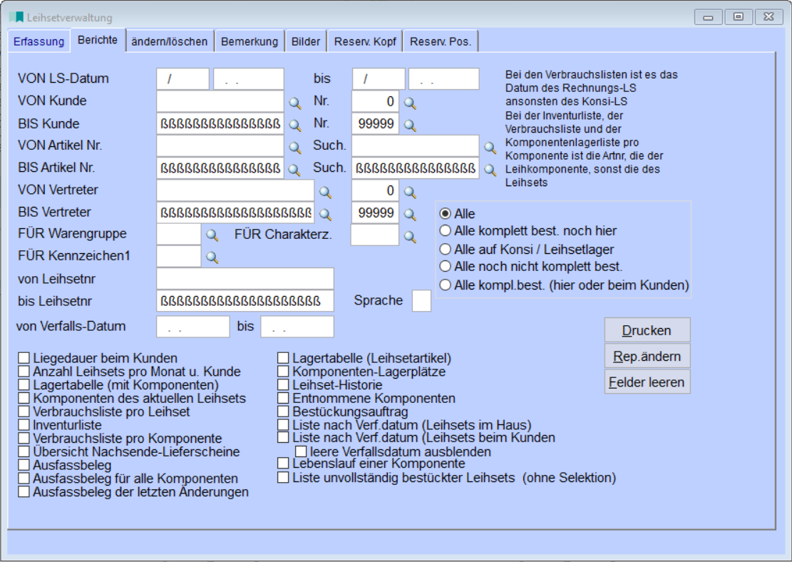 LeihsetverwaltungBerichte