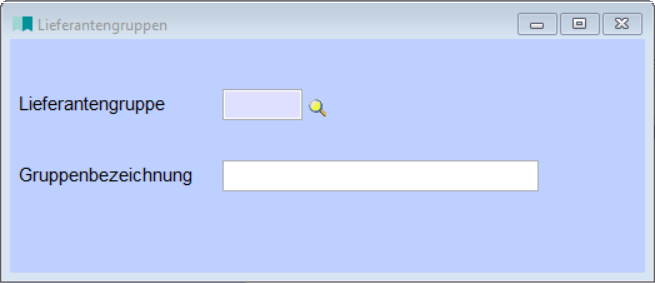 Lieferantengruppen