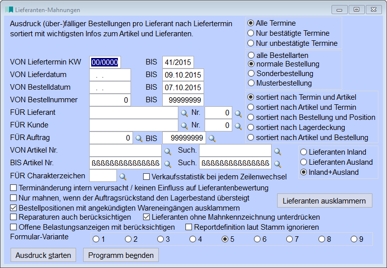 LieferantenMahnungen