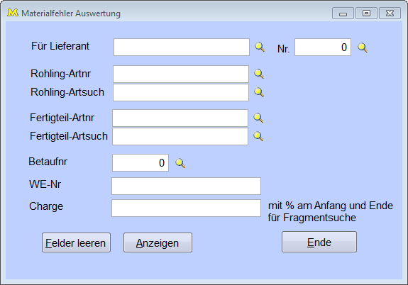 MaterialfehlerAuswertung