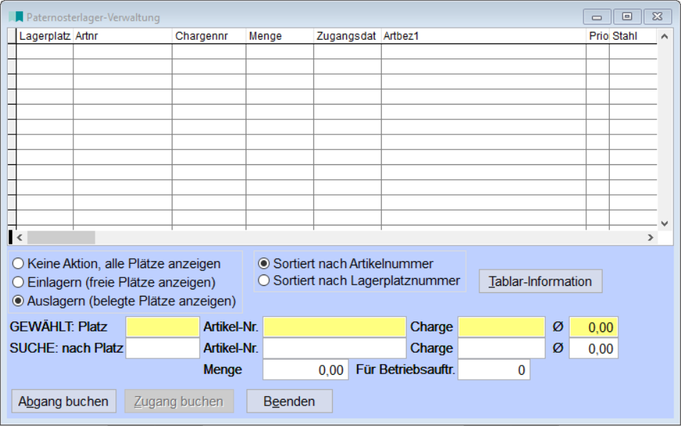 PaternosterlagerVerwaltung