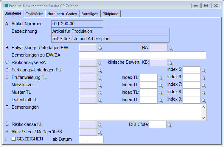 Produkt-Dokumentation