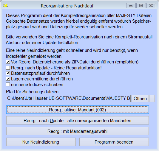ReorganisationsNachtlauf