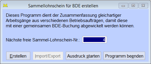 SammellohnscheinBDEErstellen