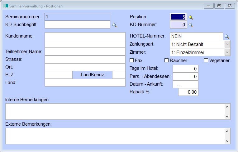 SeminarVerwaltungPositionen