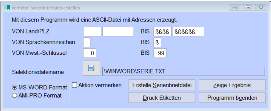 VertreterSerienbriefdateiErstellen