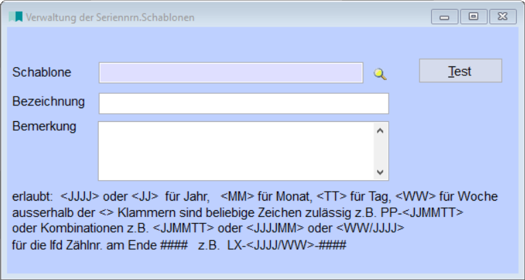 VerwaltungSeriennummernSchablonen